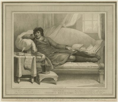 Tadeusz Kosciuszko 1746-1817, 1798. de Anthony Cardon