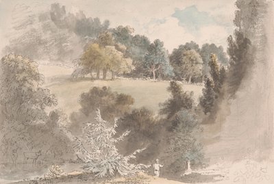 Paisagem com árvores de Anthony Devis