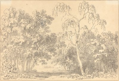 Paisagem arborizada de Anthony Devis
