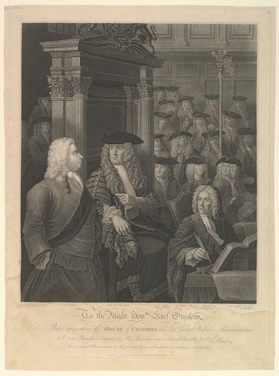 Câmara dos Comuns - Administração de Sir Robert Walpole, 1 de novembro de 1803. de Anthony Fogg