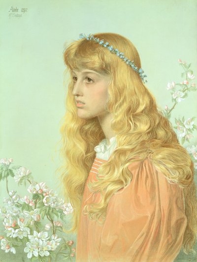 Retrato de Miss Adele Donaldson, 1897 de Anthony Frederick Augustus Sandys