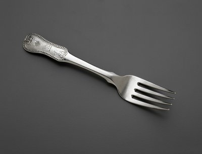 Garfo, c. 1820-1858 (prata) de Anthony Rasch