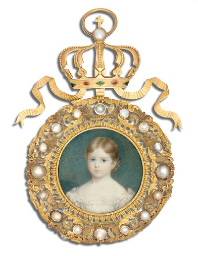 Rainha Vitória quando criança, 1825 de Anthony Stewart