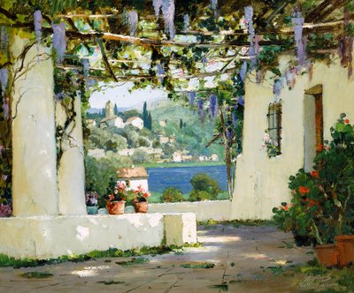 Pátio mediterrânico de Anthony Thieme