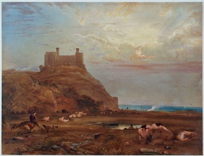 Castelo de Harlech, 1820 de Anthony Vandyke Copley Fielding
