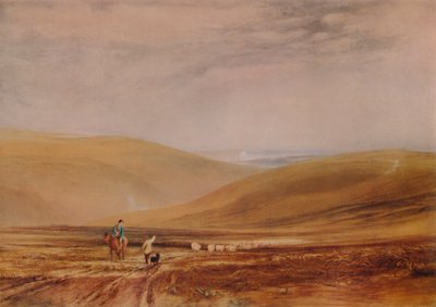 The Downs perto de Beachy Head, 1844, 1935 de Anthony Vandyke Copley Fielding