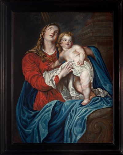 Anónimo. Virgem com a Criança. Século XVIII (?). de Anthony van (after) Dyck