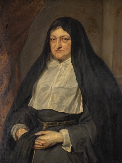 A Infanta Isabella Clara Eugenia Arquiduquesa da Áustria e Regente da Holanda de Anthony van (school of) Dyck