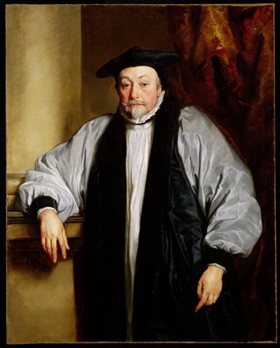 Arcebispo Laud (1573-1645) c.1635-37 (e pormenor 62514) de Anthony van Dyck