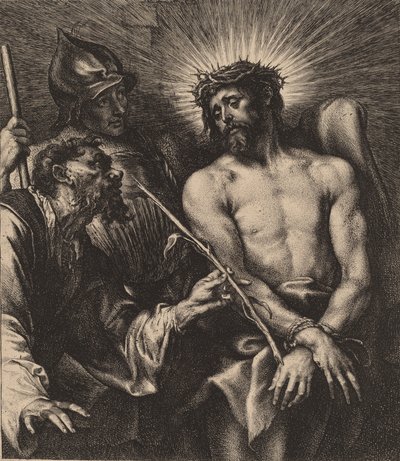 Cristo coroado de espinhos, provavelmente 1630. de Anthony van Dyck