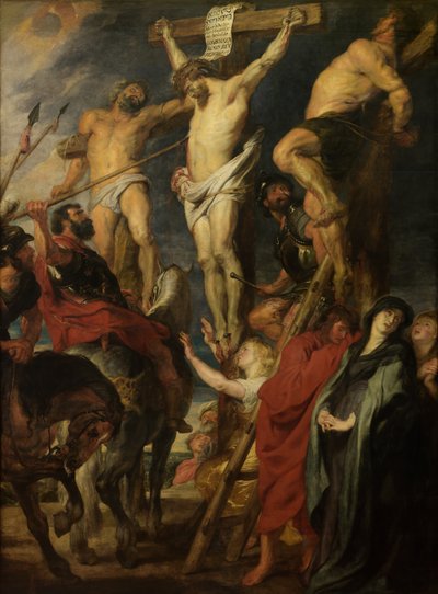 Cristo na Cruz, "Le coup de lance" (O golpe de lança) de Anthony van Dyck