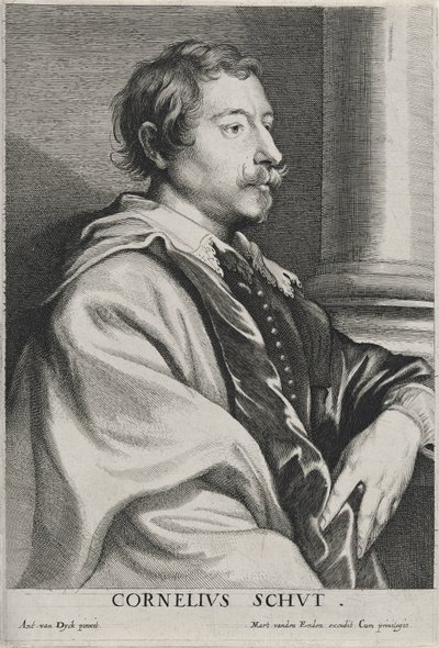 Cornelius Schut, sem data (gravura em papel com gravura) de Anthony van Dyck