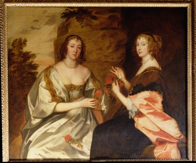 Condessa de Morton (d.1654) e Sra. Killigrew (d.1638) de Anthony van Dyck