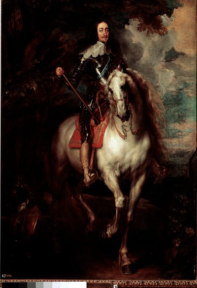 Retrato equestre de Charles I Stuart (1600 - 1649), King of England Painting by Antony Van Dyck (1599-1641) de Anthony van Dyck