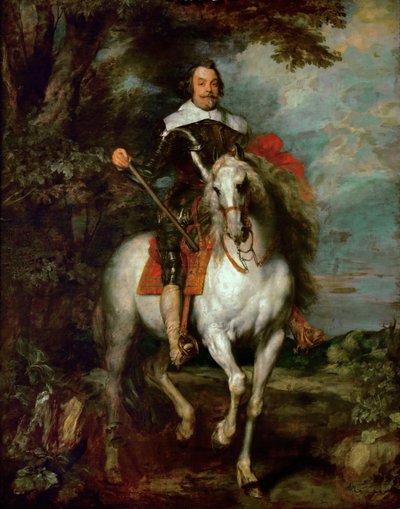 Retrato equestre de Francisco de Moncada 15861635, marquês de Aytona e conde de Ossuna de Anthony van Dyck