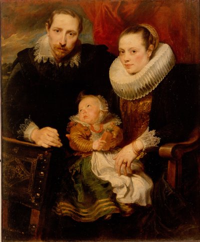 Retrato de família, 1621 de Anthony van Dyck