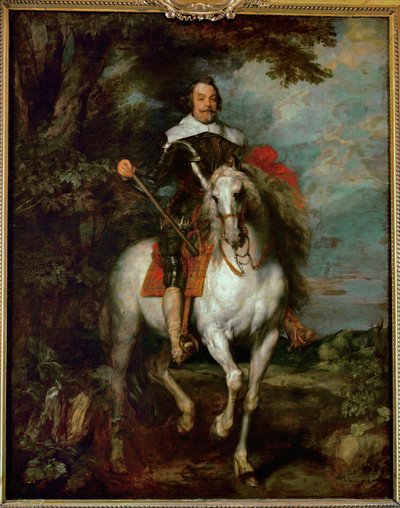 Francisco de Moncada, conde de Ossuna, embaixador e comandante das tropas espanholas nos Países Baixos ... de Anthony van Dyck