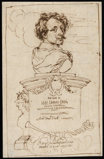 Frontispício da "Iconografia" de Anthony van Dyck