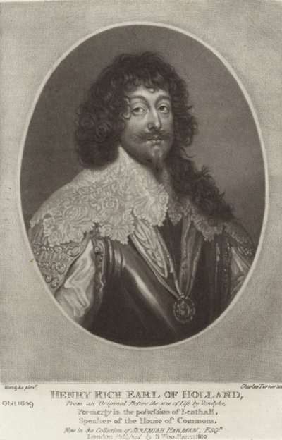 Henry Rich, conde da Holanda de Anthony van Dyck