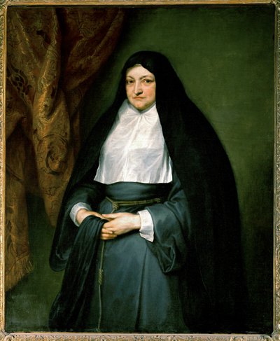 Infanta Isabella Clara Eugenia, regente dos Países Baixos espanhóis, esposa do Erzherzog Albrecht ... de Anthony van Dyck