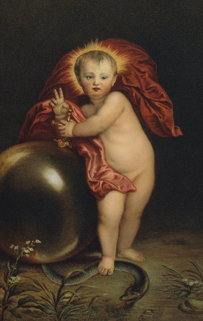 Jesus Esmagando a Serpente de Anthony van Dyck