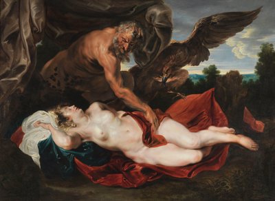 Júpiter e Antíope, c.1620 (óleo sobre tela) de Anthony van Dyck