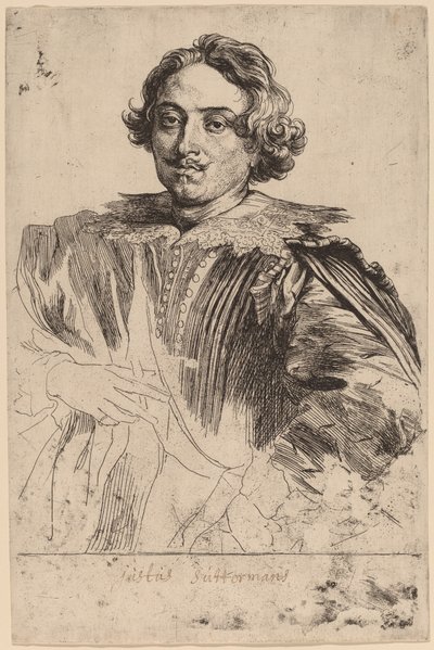 Justus Suttermans, provavelmente 16261641. de Anthony van Dyck