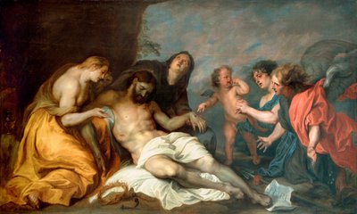 "The Lamentation over Christ" Pintura de Anthonis (Anton ou Antoon) Van Dyck (1599-1641) Óleo sobre tela ca 1637-1640 Dim 156,5x257 cm Museo de Bellas Artes de Bilbao de Anthony van Dyck