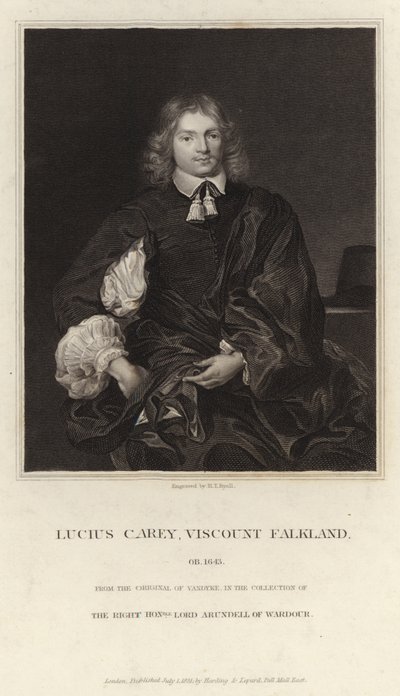 Lucius Carey, Visconde Falkland, ob 1643 de Anthony van Dyck
