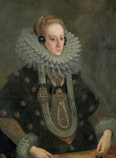 Magdalena, filha de Guilherme V da Baviera (sucessor) de Anthony van Dyck
