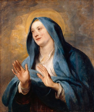 Maria como Mater Dei de Anthony van Dyck