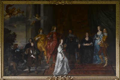 Philip Herbert (1584-1650), 4º Conde de Pembroke e sua família de Anthony van Dyck