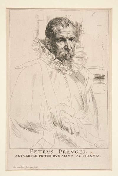 Pieter Brueghel, o mais novo de Anthony van Dyck
