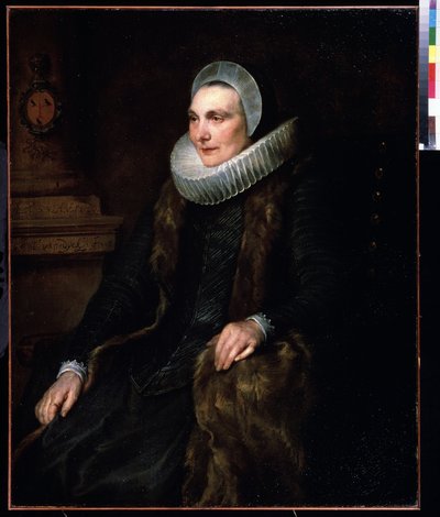 Retrato de Maria Bosschaert (1605-1664) (Retrato de Maria Boschaert). Peinture de Antoine (Anthonis, Anthony, Anton ou Anthony) van Dyck (1599-1641) de Anthony van Dyck