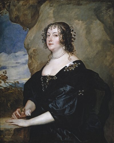 Retrato de Beatrice, Condessa de Oxford - Peinture de Sir Sir Anthonis (Anton ou Antoon) van Dyck (1599-1641) - 1638 - Óleo sobre tela - 107x86 cm - Museo del Prado, Madrid de Anthony van Dyck