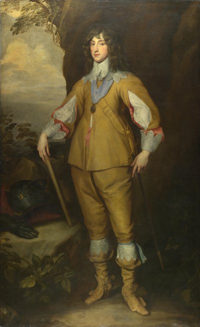 Retrato de Carlos I Luís 1617-1680, Eleitor Palatino, ca 1637 de Anthony van, Dyck