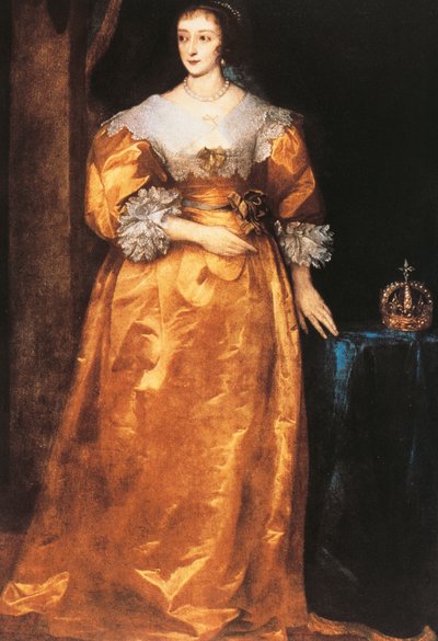 Retrato de Henrietta Maria de França (Paris de Anthony van Dyck
