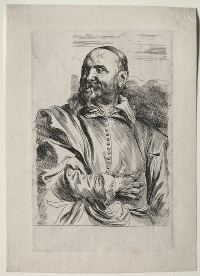 Retrato de Jan Snellinx. de Anthony van Dyck