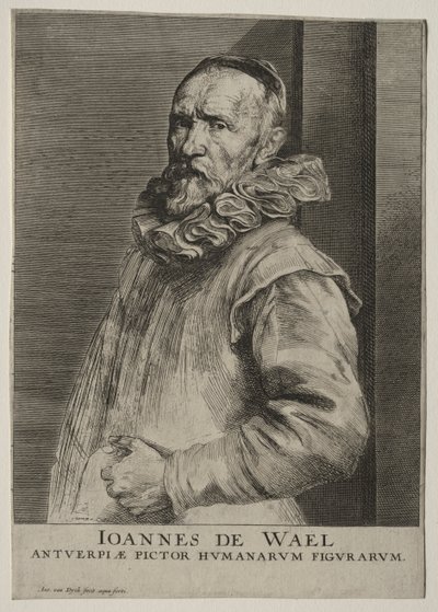 Retrato de Jan de Wael Nevers. de Anthony van Dyck