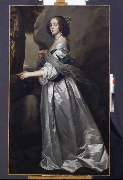 Retrato de Lady Frances Cranfield, Lady Buckhurst, mais tarde Condessa de Dorset, c.1637-50 (óleo sobre tela) de Anthony van Dyck
