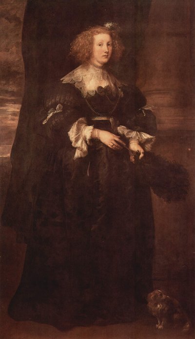 Retrato de Maria de Raet de Anthony van Dyck