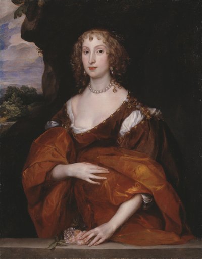 Retrato de Mary Hill, Lady Killigrew  de Anthony van Dyck