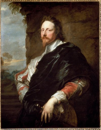 Retrato de Nicolas Lanier (óleo sobre tela de Anthony van Dyck