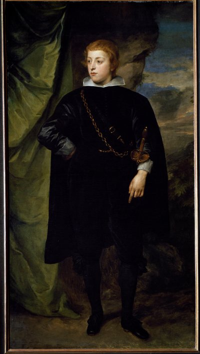 Retrato do Príncipe Karl Ludwig Von der Pfalz de Anthony van Dyck