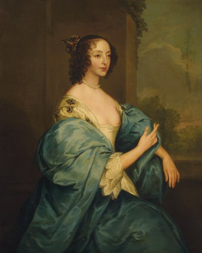 Retrato da rainha Henrietta Maria de Anthony van Dyck