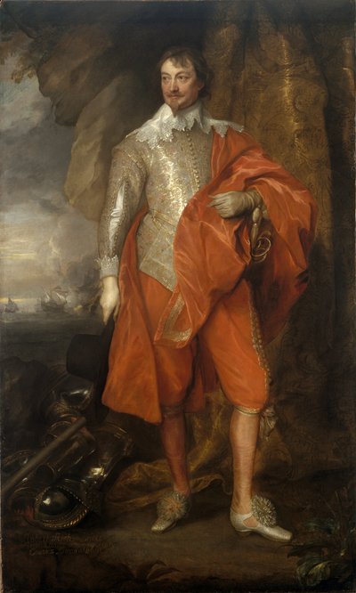 Retrato de Robert Rich, 2º Conde de Warwick 1587-1658, Entre 1632 e 1641 de Anthony van Dyck