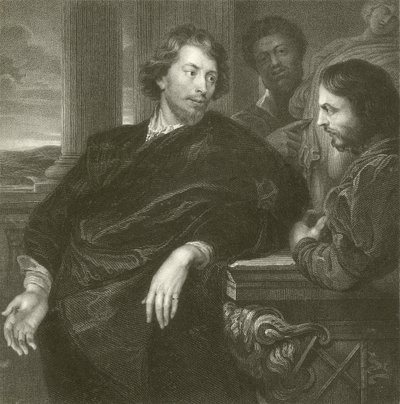 Retrato de rubens de Anthony van Dyck