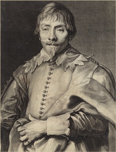 Retrato de Willem Hondius de Anthony van Dyck