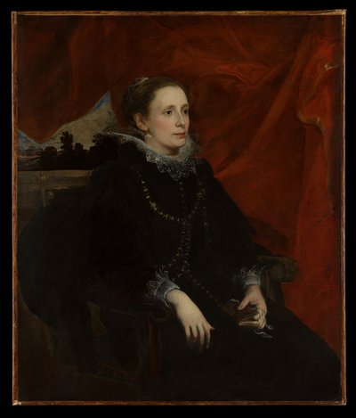 Retrato de uma Mulher, Conhecida como a Marquesa de Durazzo de Anthony van Dyck