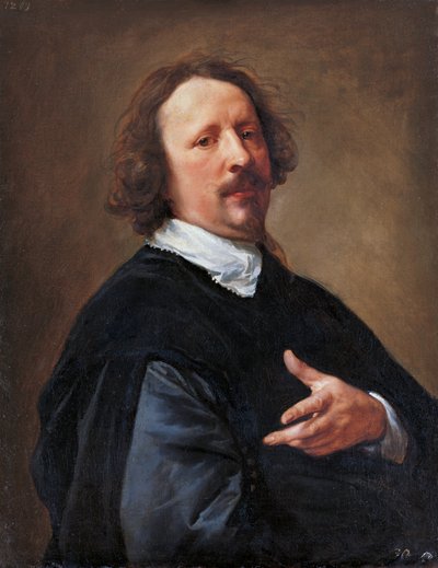 Retrato do pintor Gaspard de Crayer (1584-1669) de Anthony van Dyck